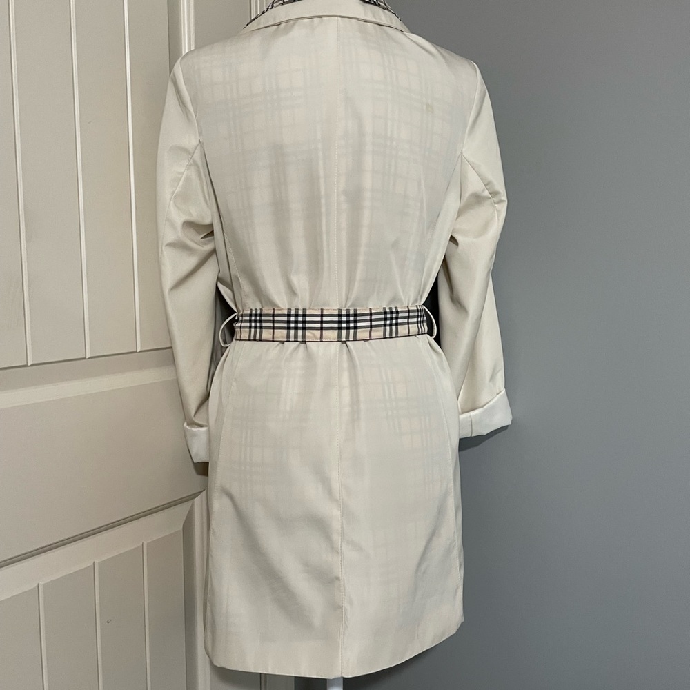 Spring Long Jacket With Plaid Lining - image 6